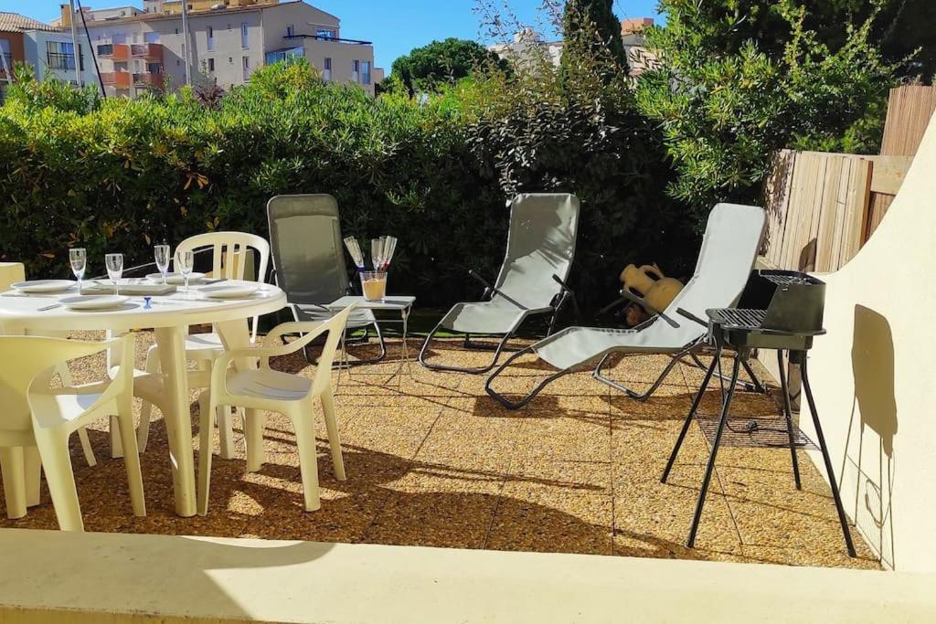 Confortable Appartement Grande Terrasse Piscine Parking Clim 아그 외부 사진