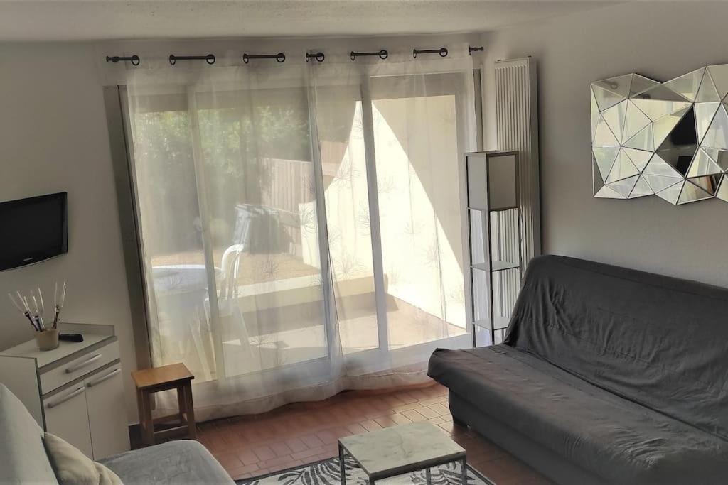 Confortable Appartement Grande Terrasse Piscine Parking Clim 아그 외부 사진