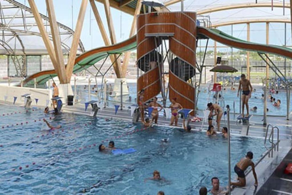 Confortable Appartement Grande Terrasse Piscine Parking Clim 아그 외부 사진